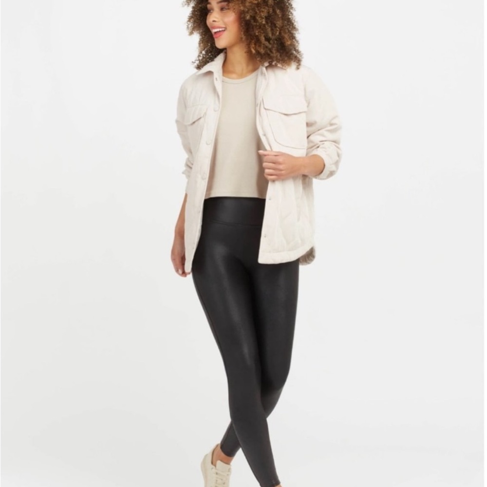 Spanx Faux Leather Leggings
